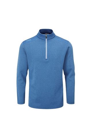 Picture of Ping zns  Men's Ramsey 1/4 Zip Sweater - Delph Blue Marl