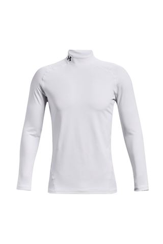 Picture of Under Armour Men's Coldgear Armour Fitted Mock Base Layer - White 100
