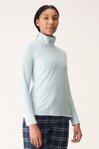 Picture of Rohnisch zns Ladies Amy Fleece Half Zip - Pastel Blue - S ONLY