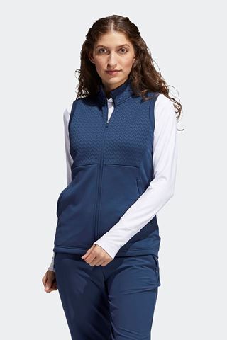 Picture of adidas zns Women's Primegreen Cold RDY Full Zip Vest / Gilet- Crew Navy