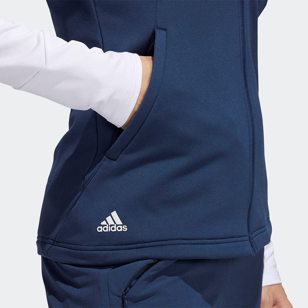 Picture of adidas Women's Primegreen Cold RDY Full Zip Vest / Gilet- Crew Navy