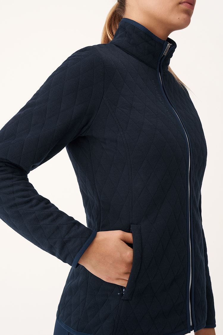 Rohnisch Ladies Li Wind Cardigan Navy 110751