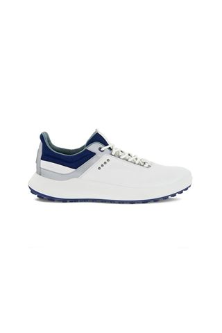 Picture of Ecco Men's zns Core Golf Shoes - White / Silver Metallic / Blue Depths