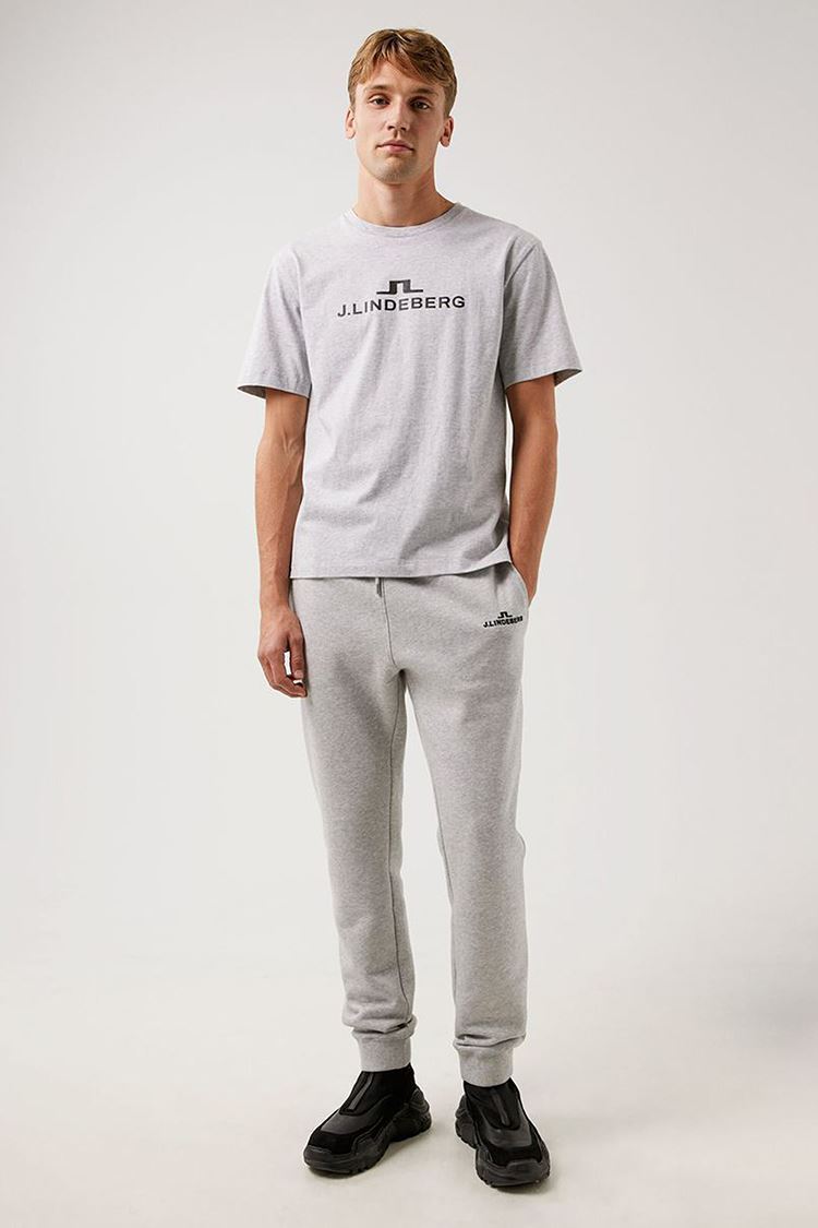 Picture of J.Lindeberg zns Men's Alpha T-Shirt - Stone Grey Melange