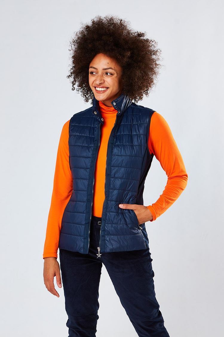 Picture of Swing out Sister zns Ladies Riga Roll Neck Top - Lava Fields
