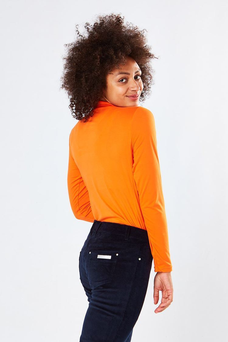 Picture of Swing out Sister zns Ladies Riga Roll Neck Top - Lava Fields
