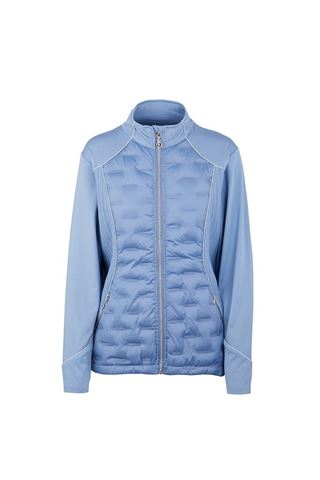 Picture of Island Green zns  ladies Heat Welded Padded Jacket - Allure / Ballad Blue