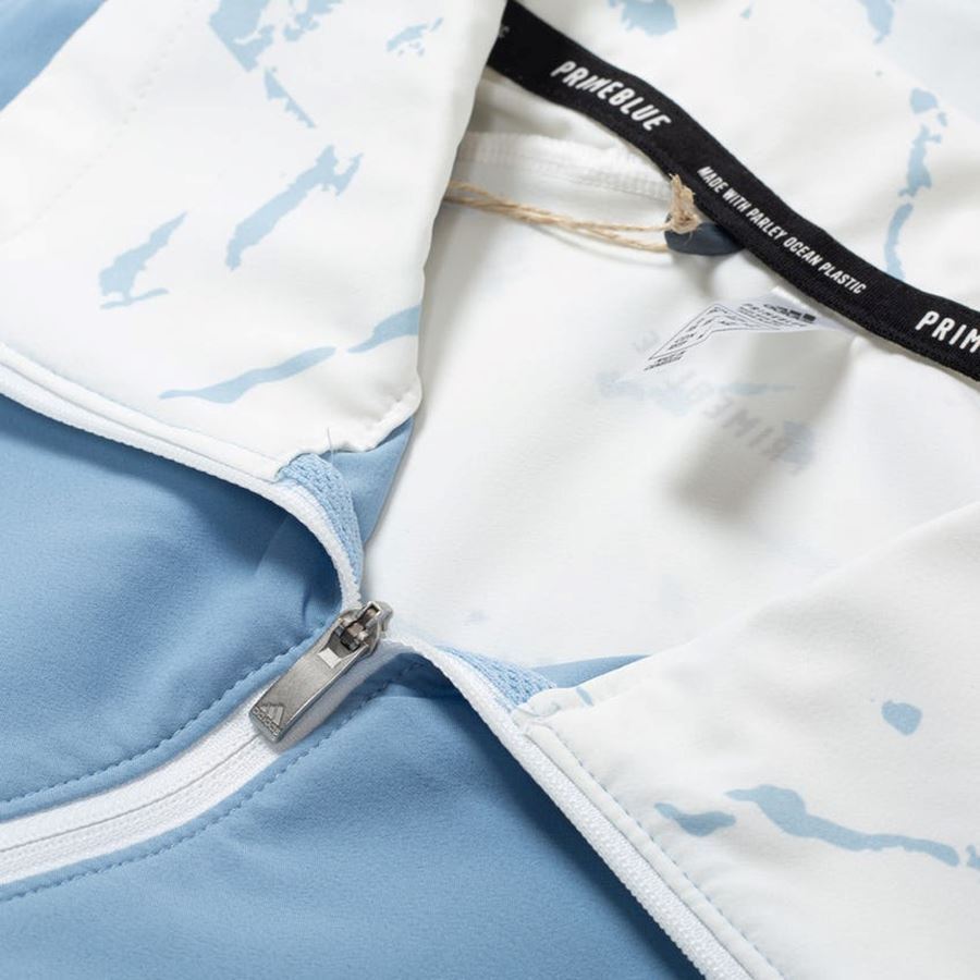 Picture of adidas Women's Primeblue Full Zip Jacket - Ambient Sky