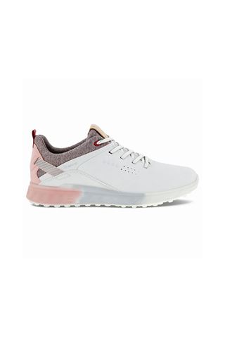 Picture of Ecco zns Women's Golf S-Three Golf Shoes - White / Silver / Pink