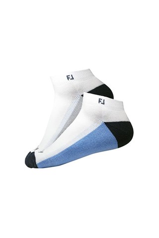 Picture of Footjoy Men's zns Pro Dry Sports Socks - 2 Pack - Assorted White