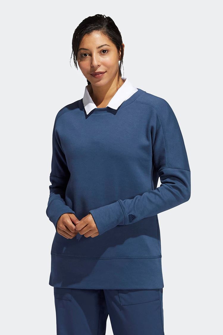 Picture of adidas Women's Go - To Crew Sweatshirt - Crew Navy