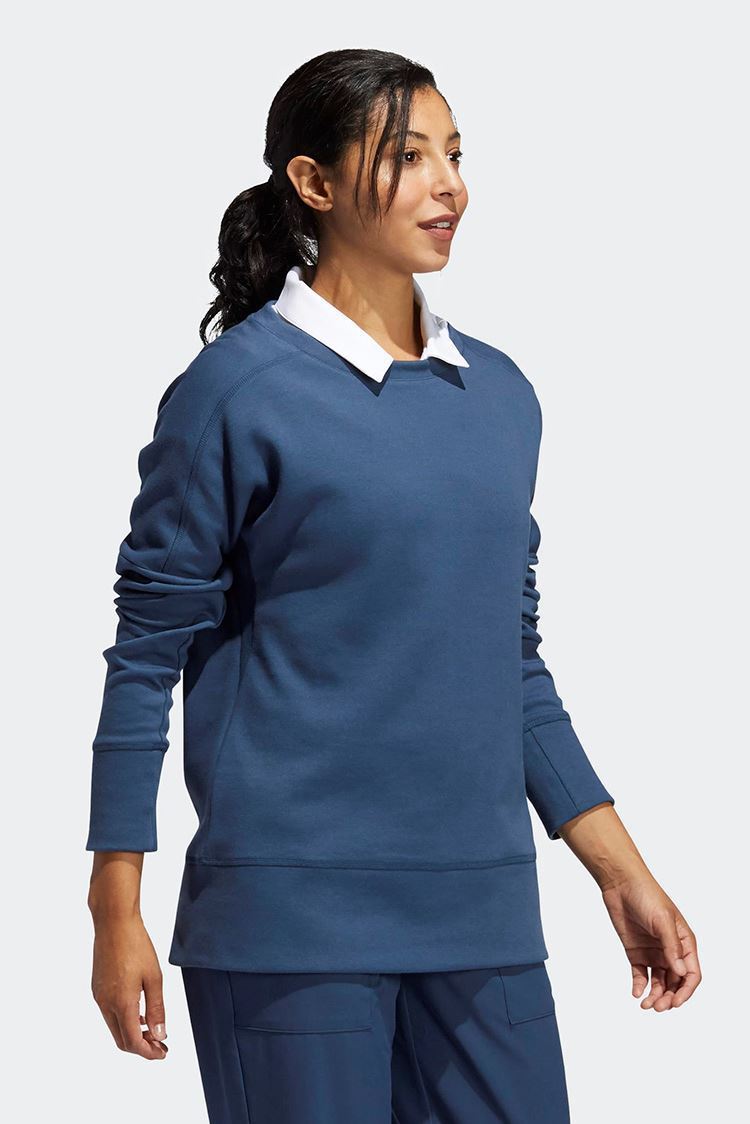 Picture of adidas Women's Go - To Crew Sweatshirt - Crew Navy