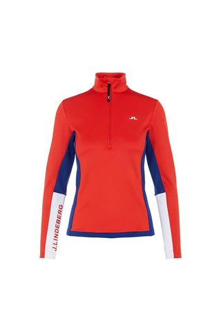 Picture of J.Lindeberg zns Women's Tracy Ski Midlayer - Racing Red 4300