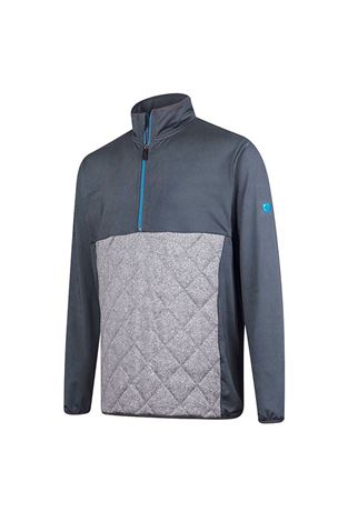 Show details for Island Green Men's Windstopper Top - Charcoal / Grey Marl