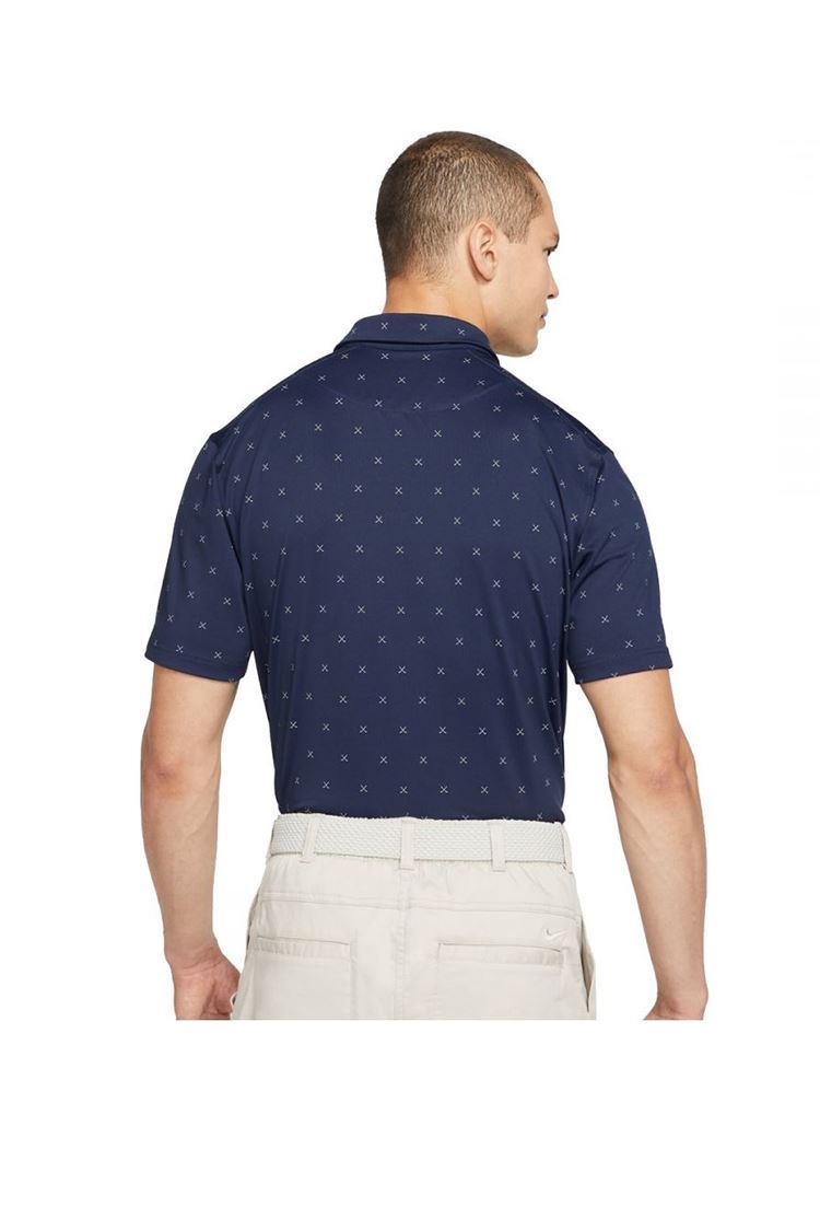 Picture of Nike Golf zns Men's Dri - Fit Player Printed Polo Shirt - Obsidian 451