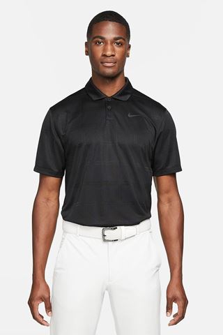 Picture of Nike Golf zns Men's Dri - Fit Vapor Textured Polo Shirt - Black 010