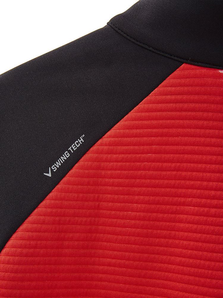 Picture of Callaway zns Men's Blocked Ottoman Fleece - True Red 609