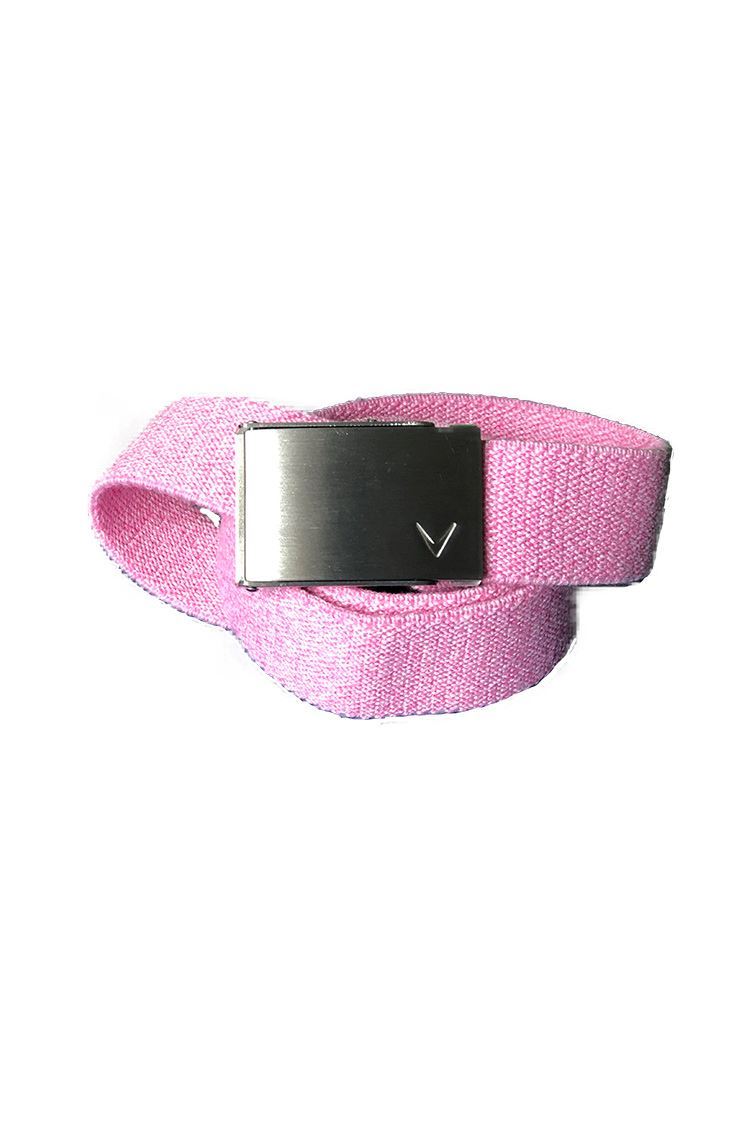 Callaway Ladies Stretch Webbed Belt - Pink Sunset Heather 660