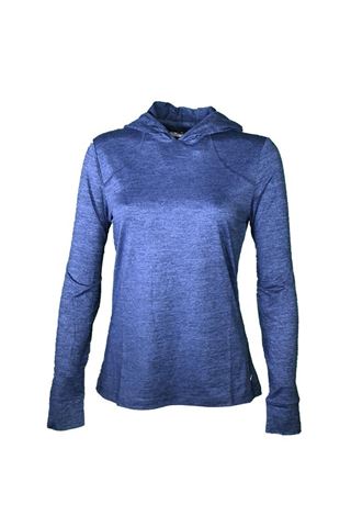 Picture of Callaway Women's Brushed Heather Sun Protection Hoodie - True Navy Heather 413