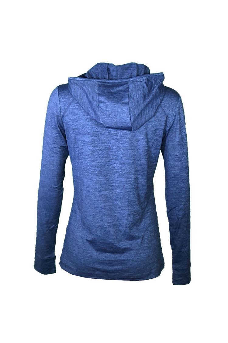 Picture of Callaway Women's Brushed Heather Sun Protection Hoodie - True Navy Heather 413