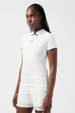 Picture of J.Lindeberg zns Ladies Eris Polo Shirt - White