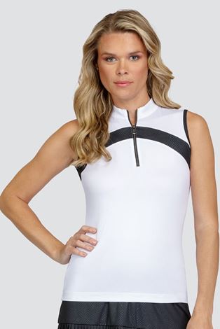 Show details for Tail Ladies Deandra Sleeveless Golf Top - Chalk