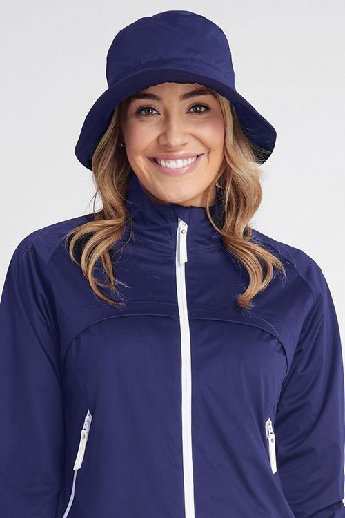 Green Lamb zns Ladies Germaine Waterproof Hat Navy AG21906