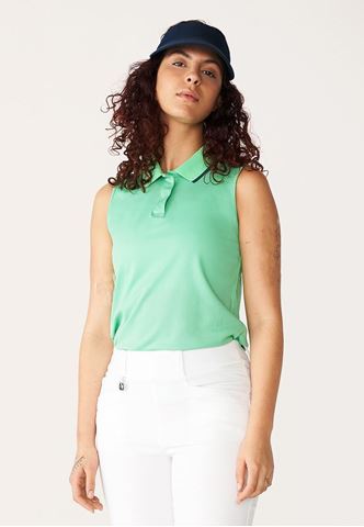 Picture of Rohnisch Ladies Mildred Sleeveless Polo Shirt - Spring Bud