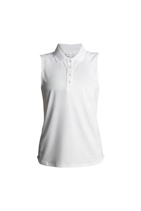 Show details for Rohnisch Ladies Rumi Sleeveless Polo Shirt - White