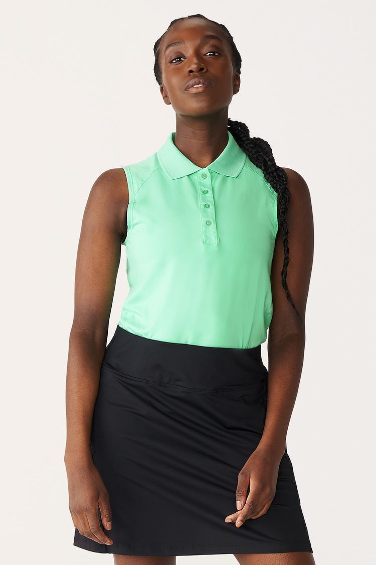 Picture of Rohnisch zns  Ladies Rumi Sleeveless Polo Shirt - Spring Bud
