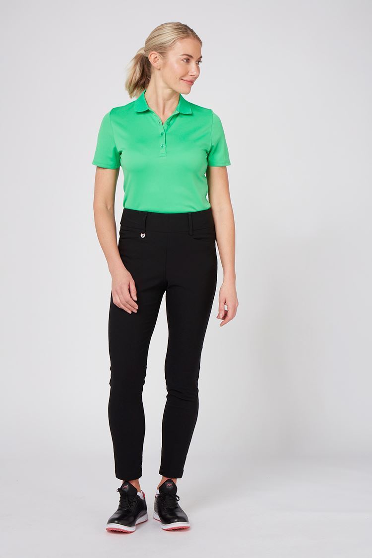 Picture of Callaway Ladies Chev Pull On Trousers - Caviar