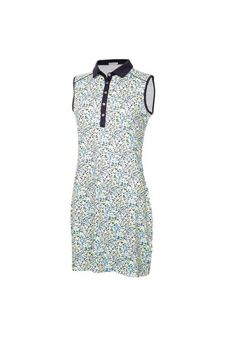 Picture of Green Lamb zns Ladies Kaye Sleeveless Printed Dress - Watermark