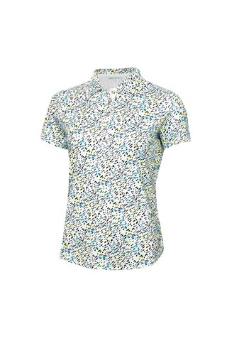 Picture of Green Lamb zns Ladies Katia Print Polo Shirt - Watermark