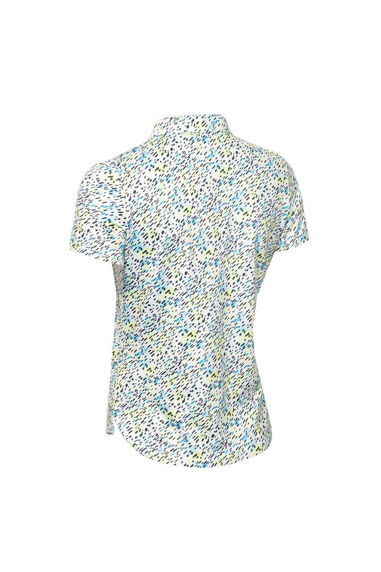 Picture of Green Lamb Ladies Katia Print Polo Shirt - Watermark