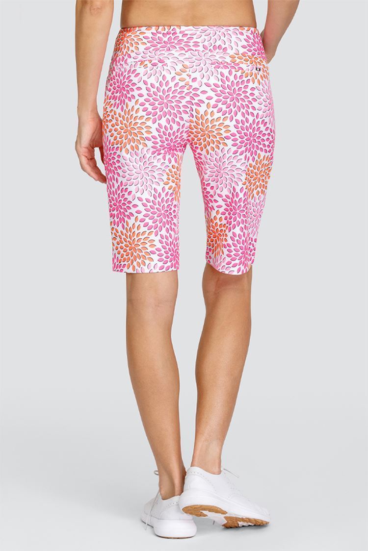 Picture of Tail zns Ladies Tanner Pull On Golf Capri / Shorts - Mosaic Petals - UK10 Only
