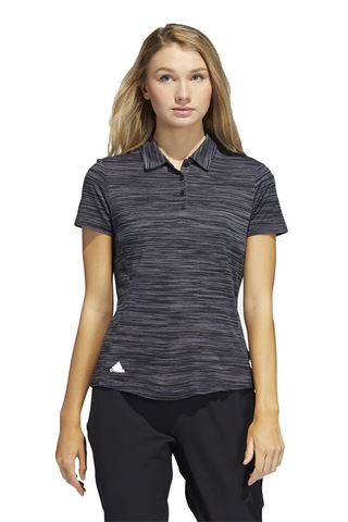 Picture of adidas zns Women's Spacedye Short Sleeve Polo Shirt - Black