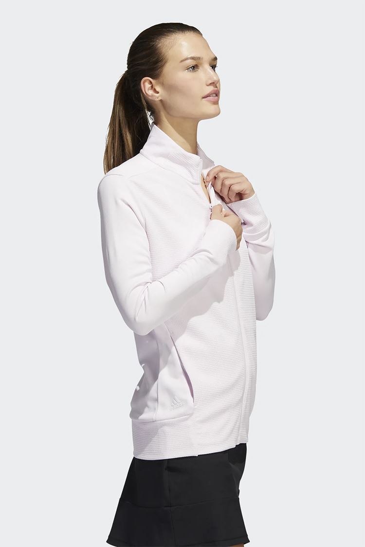 Picture of adidas zns Women's Textured Full Zip Jacket - Almost Pink