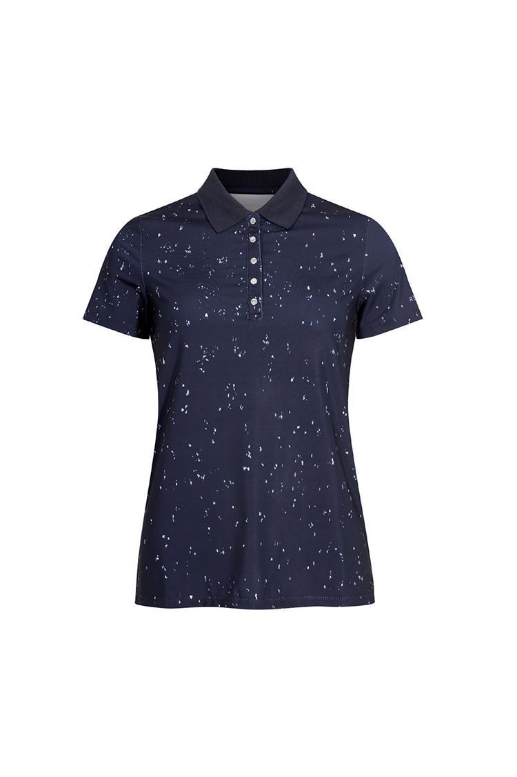 Picture of Rohnisch zns Ladies Direction Polo Shirt - Navy Micro Spot - SMALL ONLY