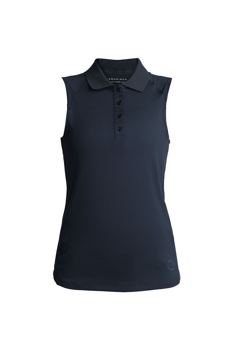 Picture of Rohnisch Ladies Rumi Sleeveless Polo Shirt - Navy