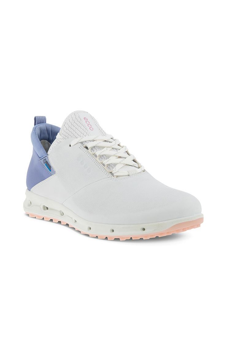 Ecco Women's Golf Cool Pro Golf Shoes - White / Eventide - 125123