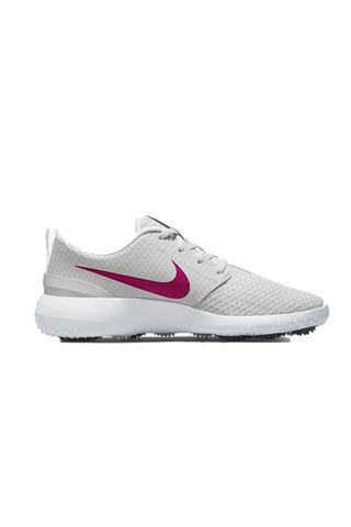 Picture of Nike zns Golf Women's Roshe G Golf Shoes - Photon Dust / Pink Prime White