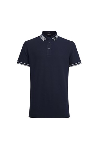 Picture of J.Lindeberg Men's Austin Regular Golf Polo Shirt - JL Navy 6855 - LARGE ONLY