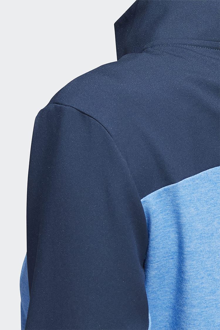 Picture of adidas Women's Colourblock Quarter Zip Sweater - Blue Rush Melange