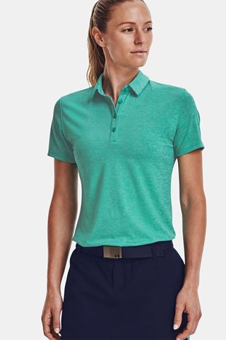 Picture of Under Armour Women's UA Zinger Short Sleeve Polo Shirt - Neptune 369