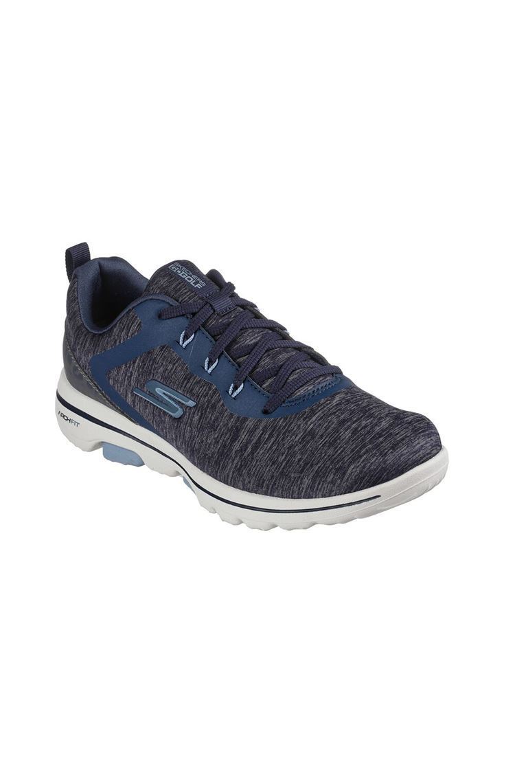Picture of Skechers Women's Go Golf Walk 5 Golf Shoes - Relaxed Fit - Navy / Blue - UK 4.5 Only