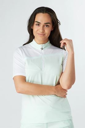 Show details for Swing out Sister Ladies Therese Cap Sleeve Top - Neon Mint