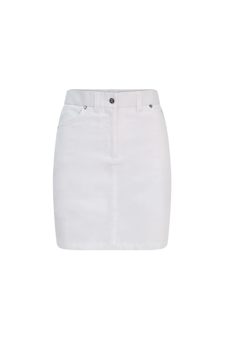 Picture of Pure Golf zns Ladies Calm Skort - 50cm - White UK8 Only