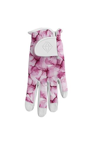 Picture of Pure Golf zns Ladies Alisa Cabretta Leather Lycra Comfort Stretch Glove - Pink Blossom