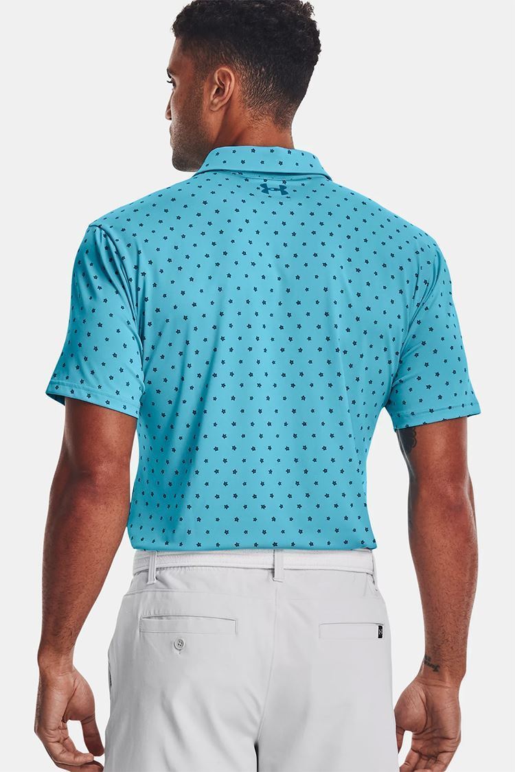 Under Armour zns Men's UA Playoff 2.0 Floral Polo Shirt - Fresco Blue ...