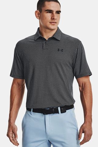 Picture of Under Armour Men's UA  T2G Printed Polo Shirt - Black 001